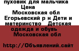 пуховик для мальчика › Цена ­ 1 000 - Московская обл., Егорьевский р-н Дети и материнство » Детская одежда и обувь   . Московская обл.